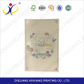 Tarjeta de felicitación hecha a mano de la decoración del precio atractivo de la fuente de la fábrica, tarjeta de felicitación blanca